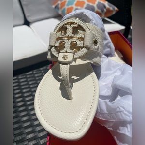 Tory Burch Amanda” Sandals Off White